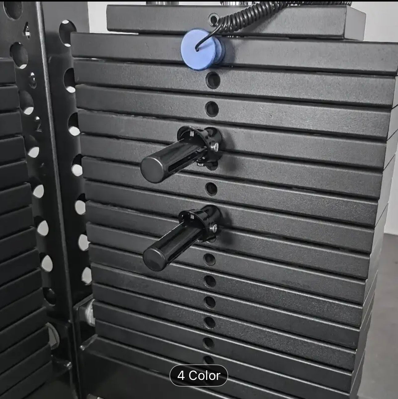 2pcs Adjustable Weight Pins for Gym Equipment - Durable ABS & Stainless Steel, Compact Design for Easy Storage