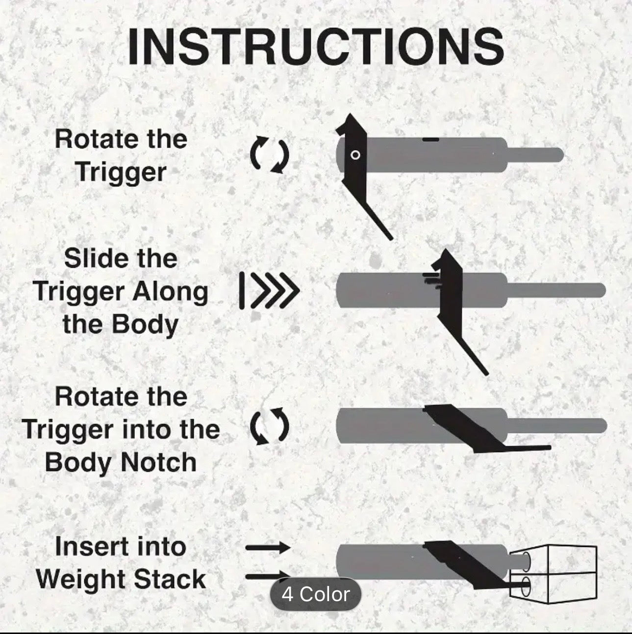 2pcs Adjustable Weight Pins for Gym Equipment - Durable ABS & Stainless Steel, Compact Design for Easy Storage