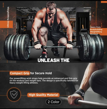 Lifting Straps for Weightlifting, Weight Lifting Straps Gym Power Workouts Lifting Wrist Straps Men Women Support Lifters Deadlift Straps Hard Pull Exercise Straps.