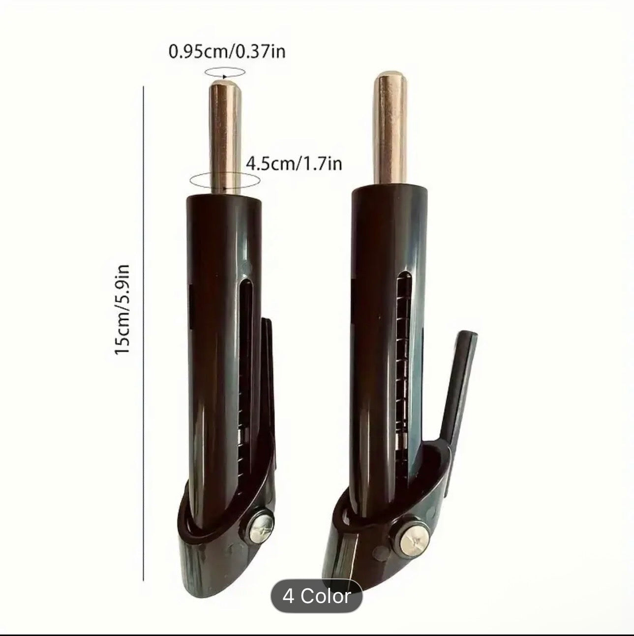 2pcs Adjustable Weight Pins for Gym Equipment - Durable ABS & Stainless Steel, Compact Design for Easy Storage